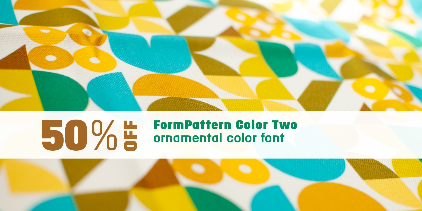 Пример шрифта FormPattern Color Two #15